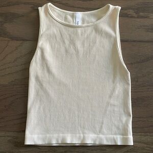 VICI Nikibiki Off White Ribbed Tank - OS